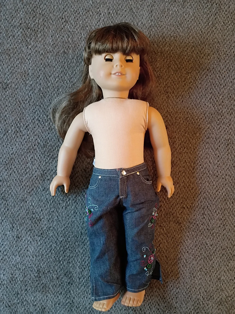 Vintage American Girl Pleasant Company Retired Just Like You 19 Doll Green Eyes
